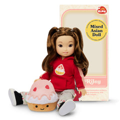 Jilly Bing Riley mixed-doll face showing authentic heritage for imaginative play