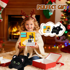 JILPAK gift-ready cat plush, a thoughtful relaxation gift for cat lovers.