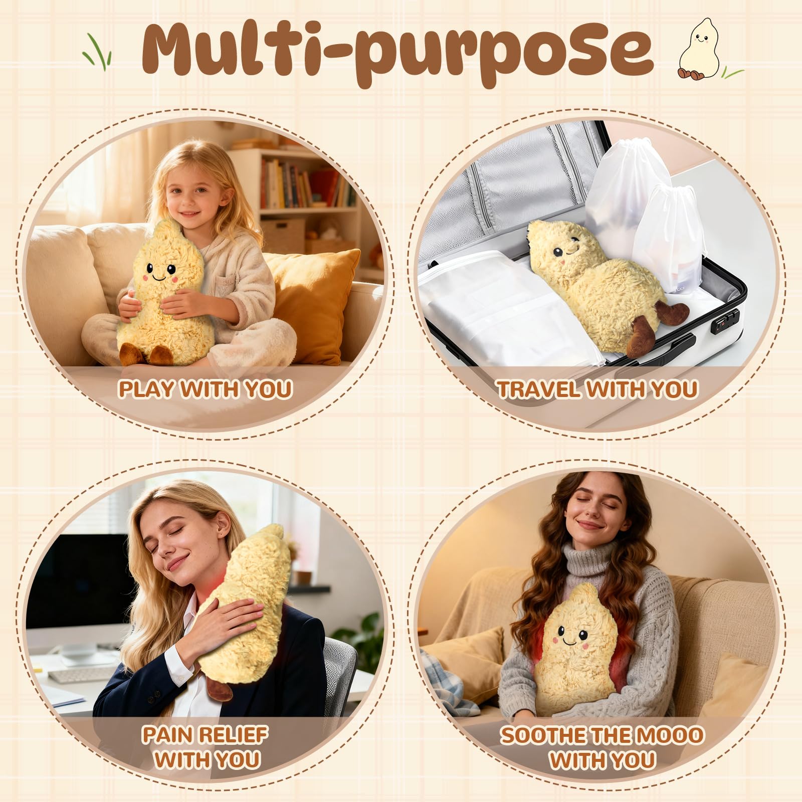 JILPAK soft plush material delivers cozy comfort.