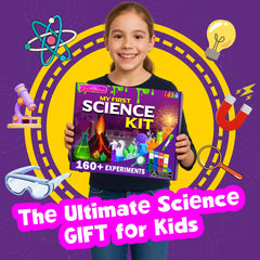 Jim&Gloria gift for young learners positions science as a fun birthday or holiday surprise.