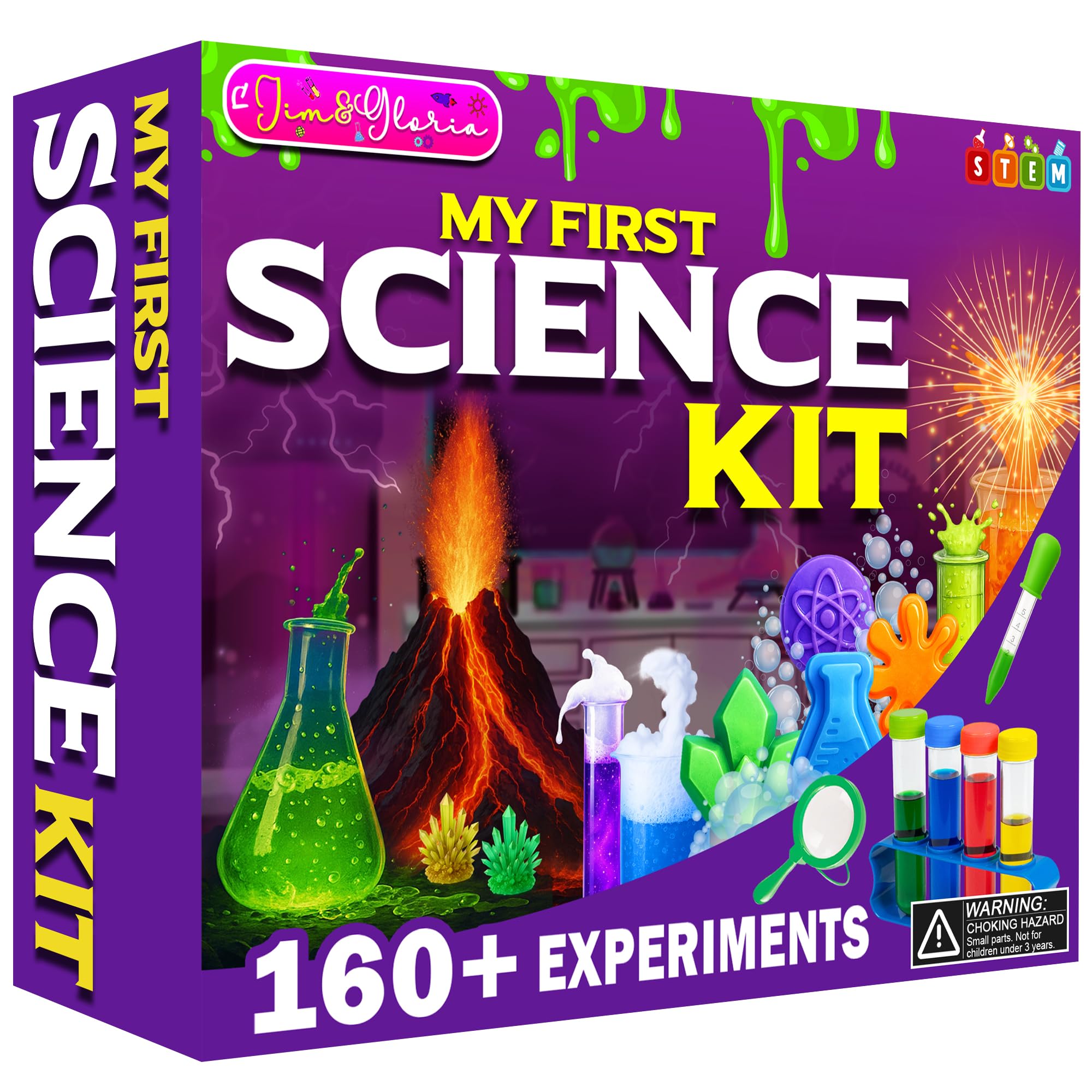 Jim&Gloria science kit contents enable hands-on learning for curious kids at home.