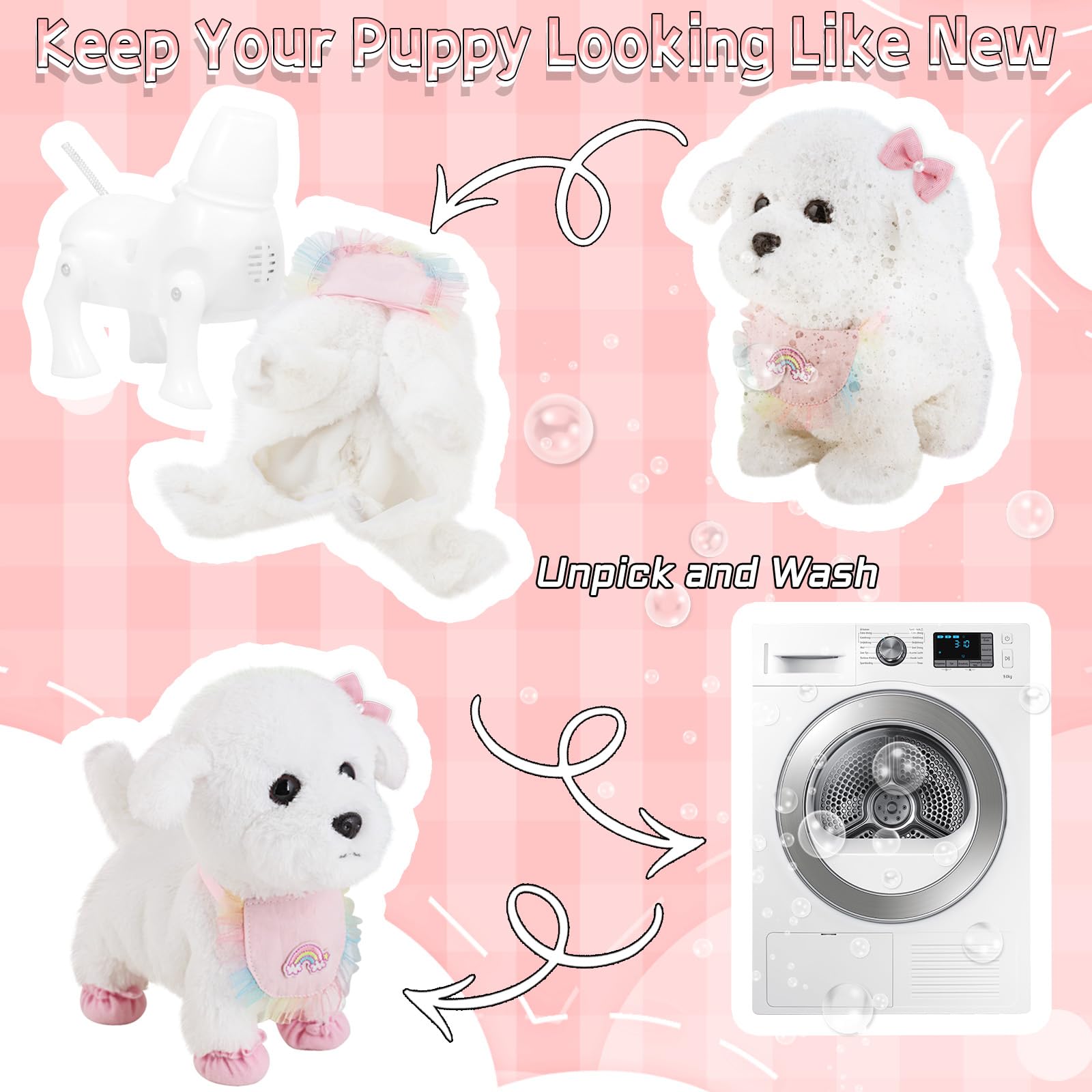 Jimate puppy packaging is gift-ready for easy gifting
