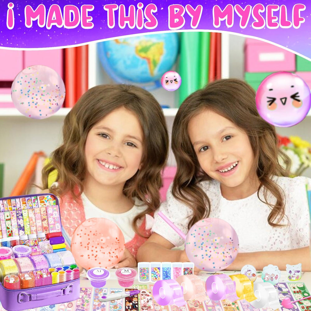 Jimcii Nano Tape Bubble Kit fillers like glitter spark playful bubble designs
