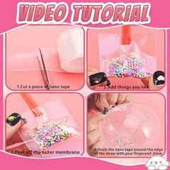 Jimcii Nano Tape Bubble Kit kids playing with bubbles demonstrates safe, imaginative activity.