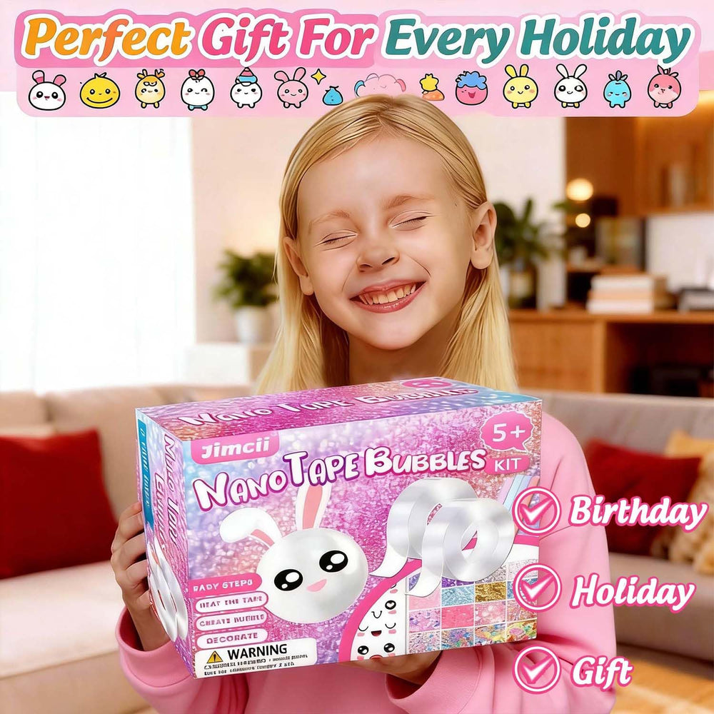 Jimcii Nano Tape Bubble Kit step by step tutorials guide young creators through setup