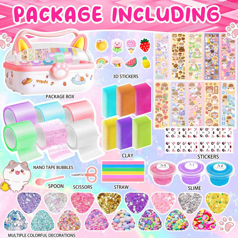 Jimcii Nano Tape Bubble Creation shows colorful bubble shapes for DIY art projects