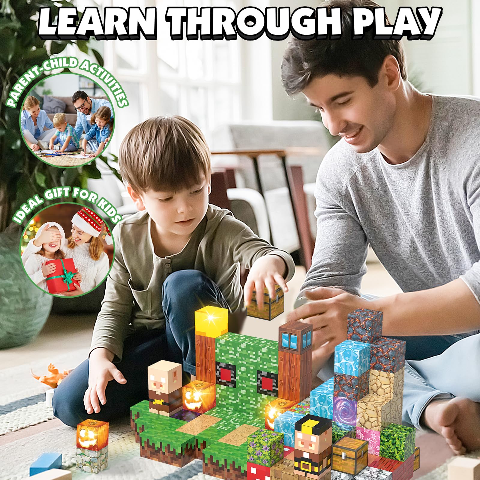 JIMI blocks designed for indoor and outdoor use in cognitive play.