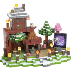 JIMI magnetic blocks 100-piece set builds diverse scenes for creative learning.