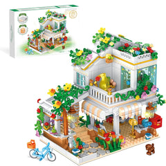 JIMUJIA Flower Shop building blocks offer creative play with 742 pieces.