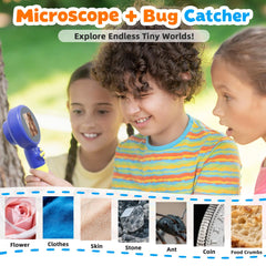 JIMZOO Bug Catcher in action with kids observing insects