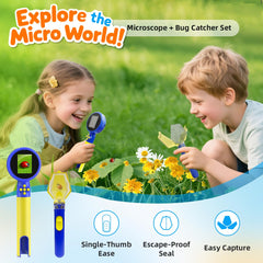 JIMZOO Bug Catcher Kit contents laid out for hands-on discovery