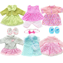 Jing Show Bussiness 6-set doll outfits for 10-12 inch dolls, ideal for imaginative play