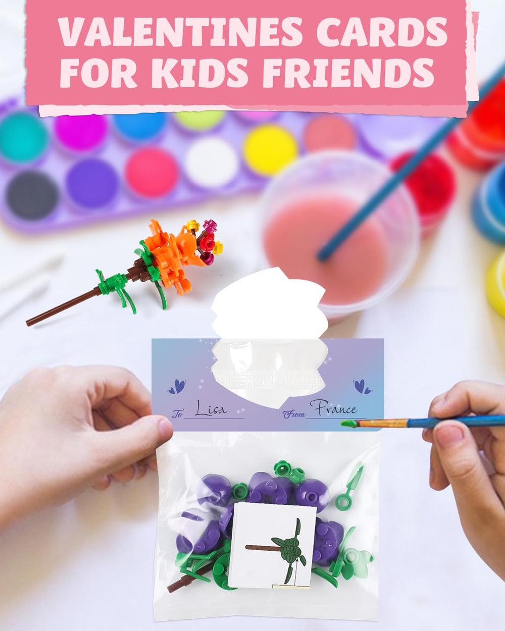 Jinsome various flower designs encourage creativity in kids.