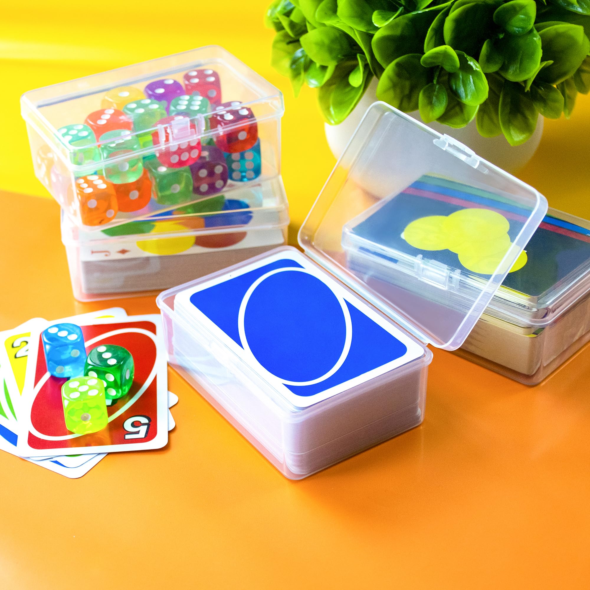 JINUPHION card case clear box holds 112 UN* cards neatly.