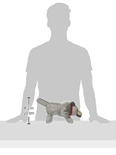 JINX Minecraft Wolf Plush close-up eyes, friendly character detail.