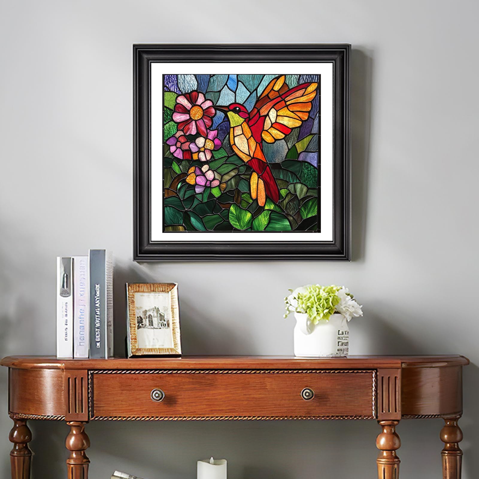 Jiroinlly hand-drawn art puzzle reveals intricate details piece by piece.