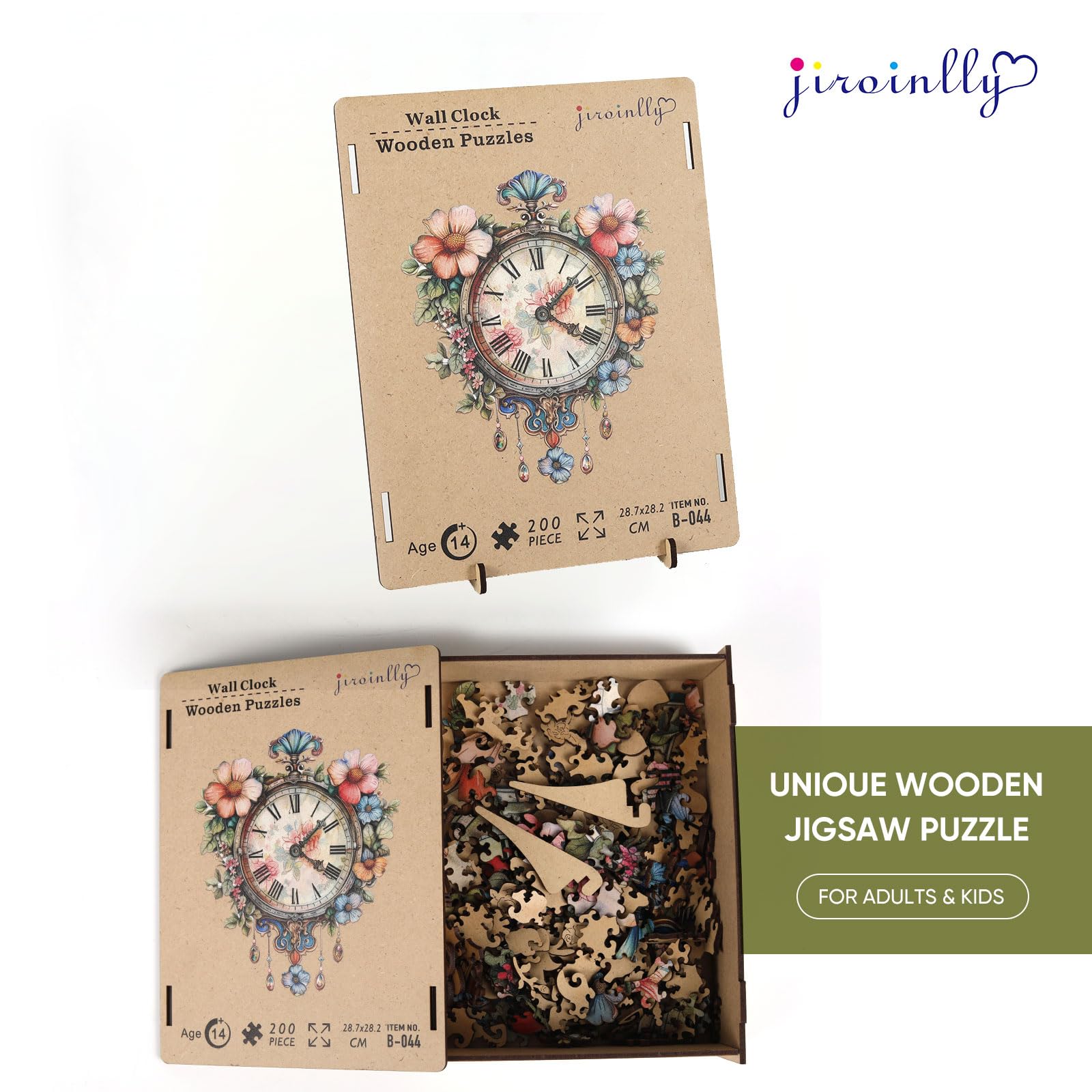 jiroinlly interlocking-pieces deliver satisfying click during assembly.