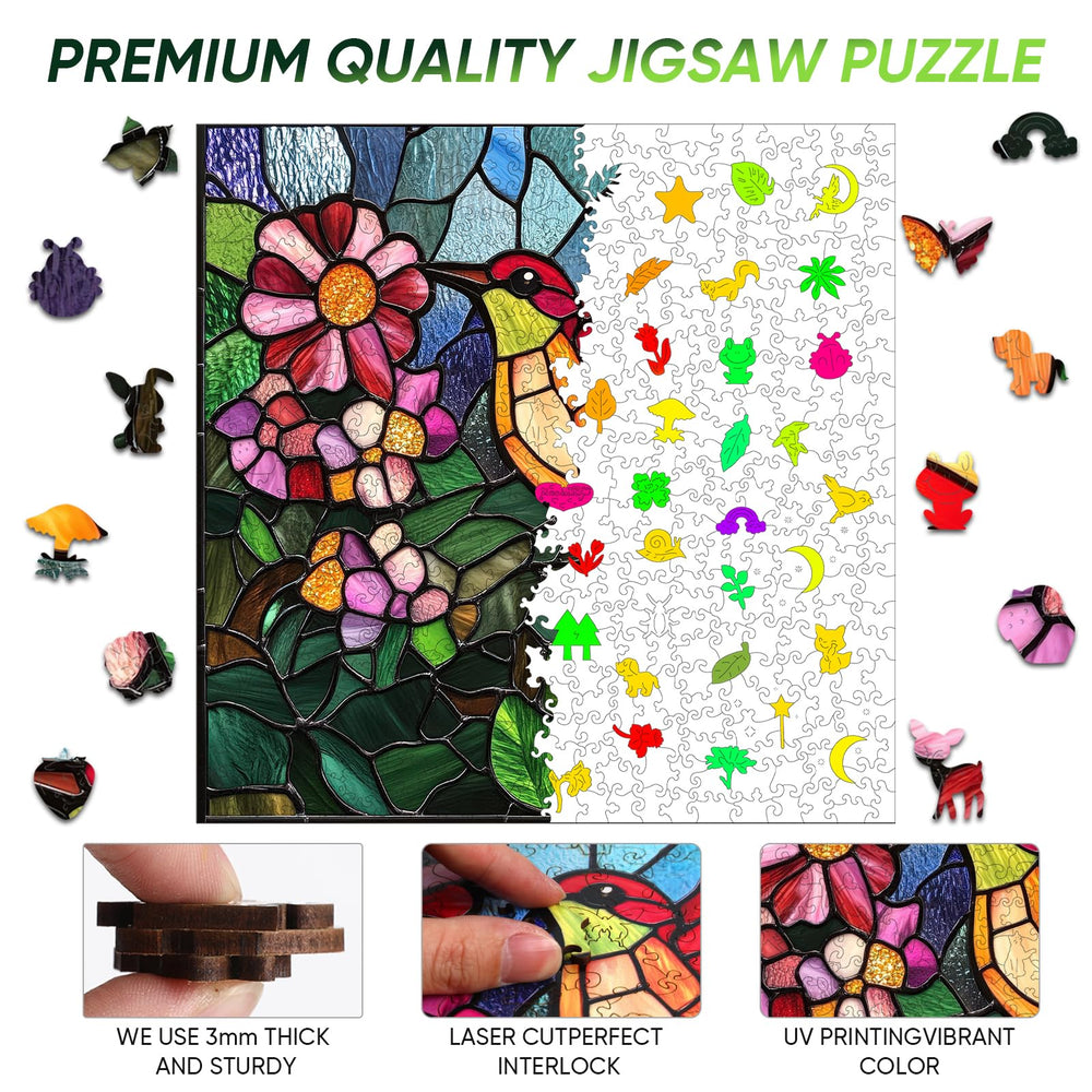 Jiroinlly premium fiberboard puzzle offers durable, smooth play for decades.