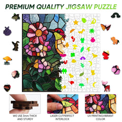 Jiroinlly premium fiberboard puzzle offers durable, smooth play for decades.