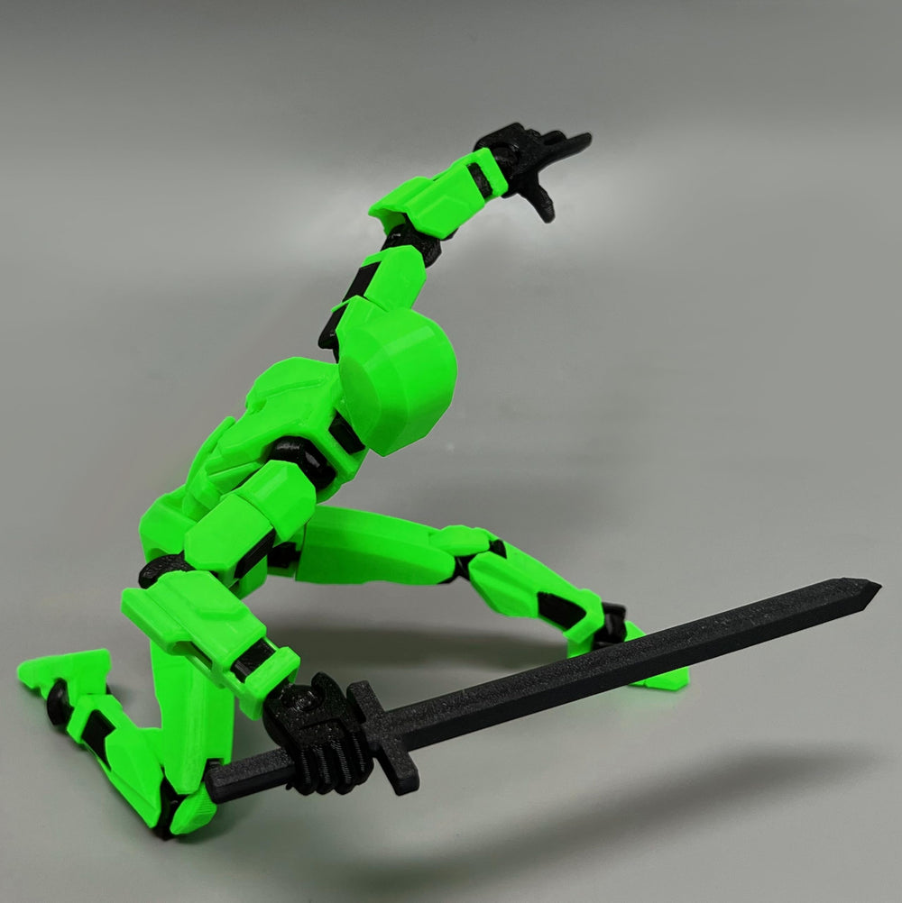 Jirown Dummy13 weapon pack included enhances display potential and imaginative play scenarios.