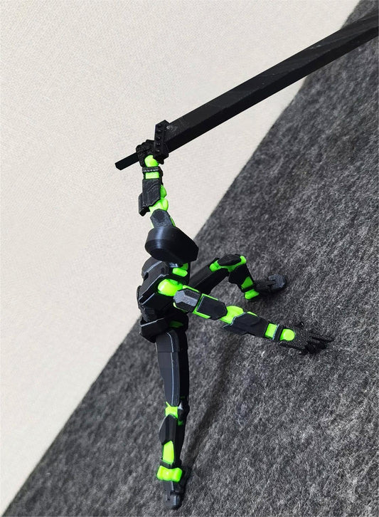 Jirown T13 with articulated joints for dynamic pose options.