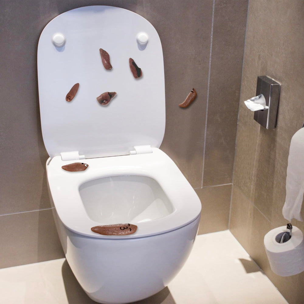 Jishi Poop Slingshot sticks to walls with no lasting residue.