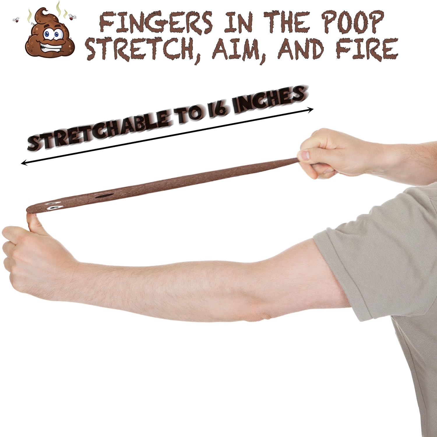 Jishi Poop Slingshot is washable and reusable for repeated play.