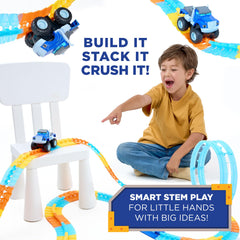 JITTERYGIT Blaze TurboTwist ramps and loops spark imaginative racing.