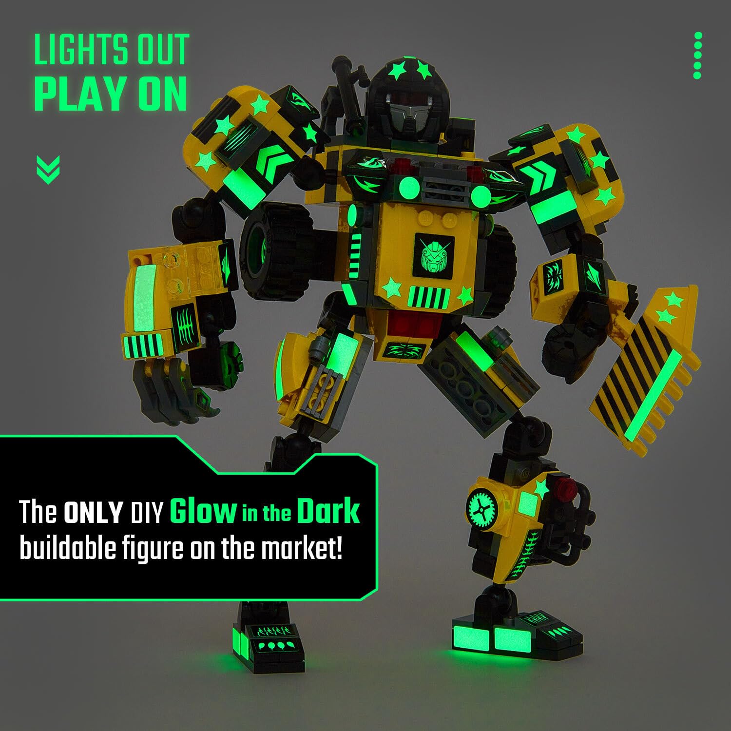 JITTERYGIT Robotryx military soldier figure supports action-packed pretend missions.