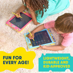 JITTERYGIT SpongeBob LCD Doodle Tablet travel case ensures mess-free outings.