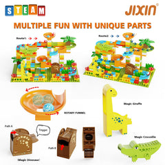 JIXIN dinosaur block assembly for imaginative play