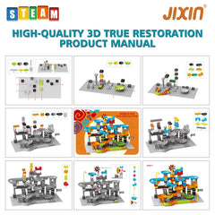 JIXIN DIY building blocks spark STEM thinking through imaginative construction.