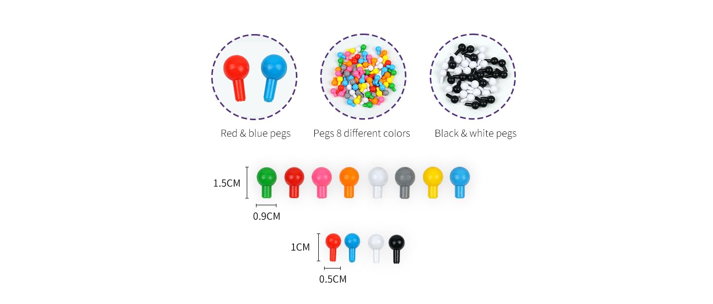 Jixin Xyzhi Code Breaking built-in storage tray keeps pegs secure.