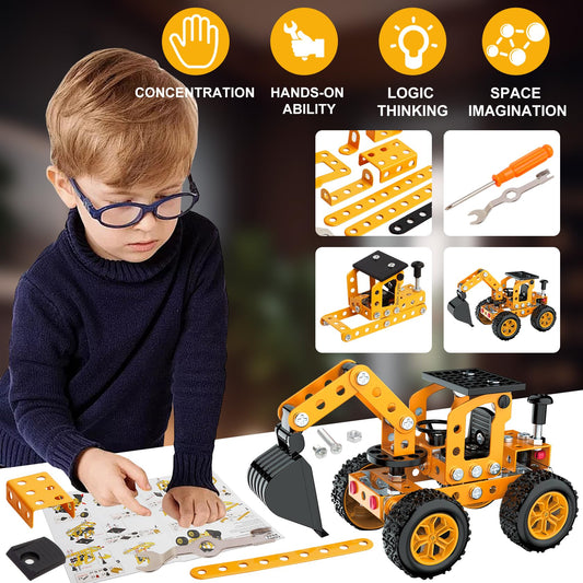 Jixin Xyzhi excavator model assembly for hands-on skill building