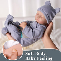 JIZHI poseable baby with hand-painted hair for versatile poses