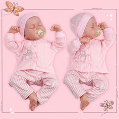 JIZHI reborn doll with baby blond hair, perfect for styling and dress up.