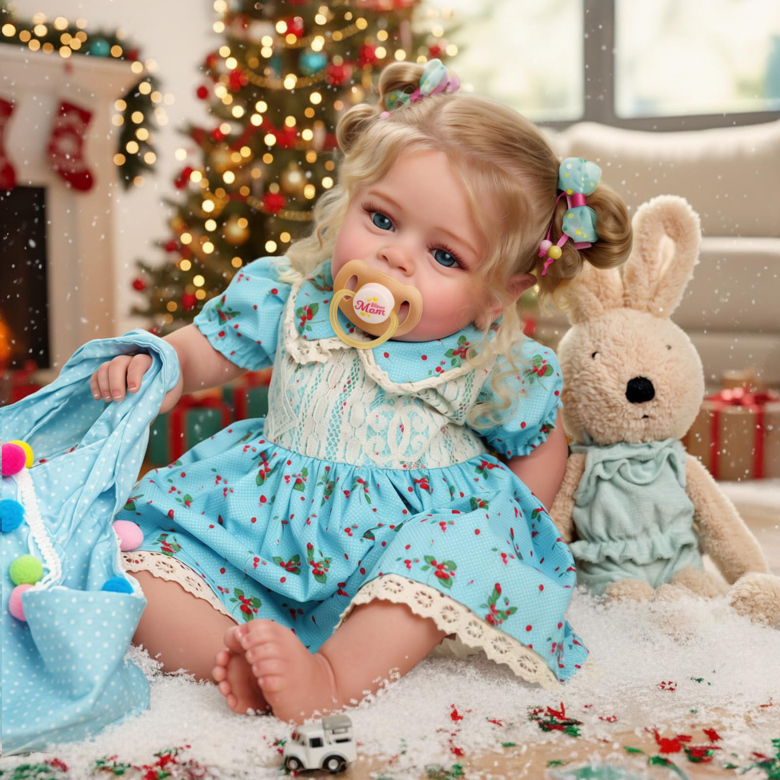 JIZHI lifelike doll with movable limbs—poseable for creative play.