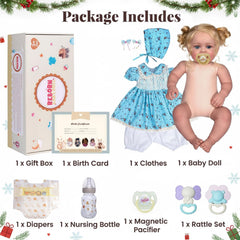 JIZHI princess dress on 18-inch doll—perfect for outfit changes.