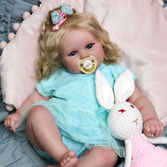 JIZHI lifelike reborn doll face with realistic skin and hand painted details for immersive play