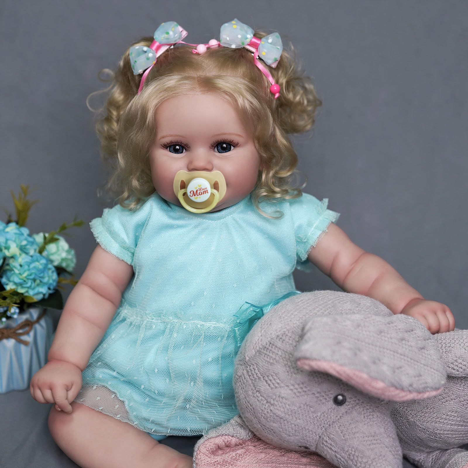 JIZHI lifelike reborn doll hair with rooted strands for natural appearance during storytelling