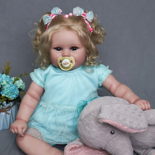 JIZHI lifelike reborn doll hair with rooted strands for natural appearance during storytelling