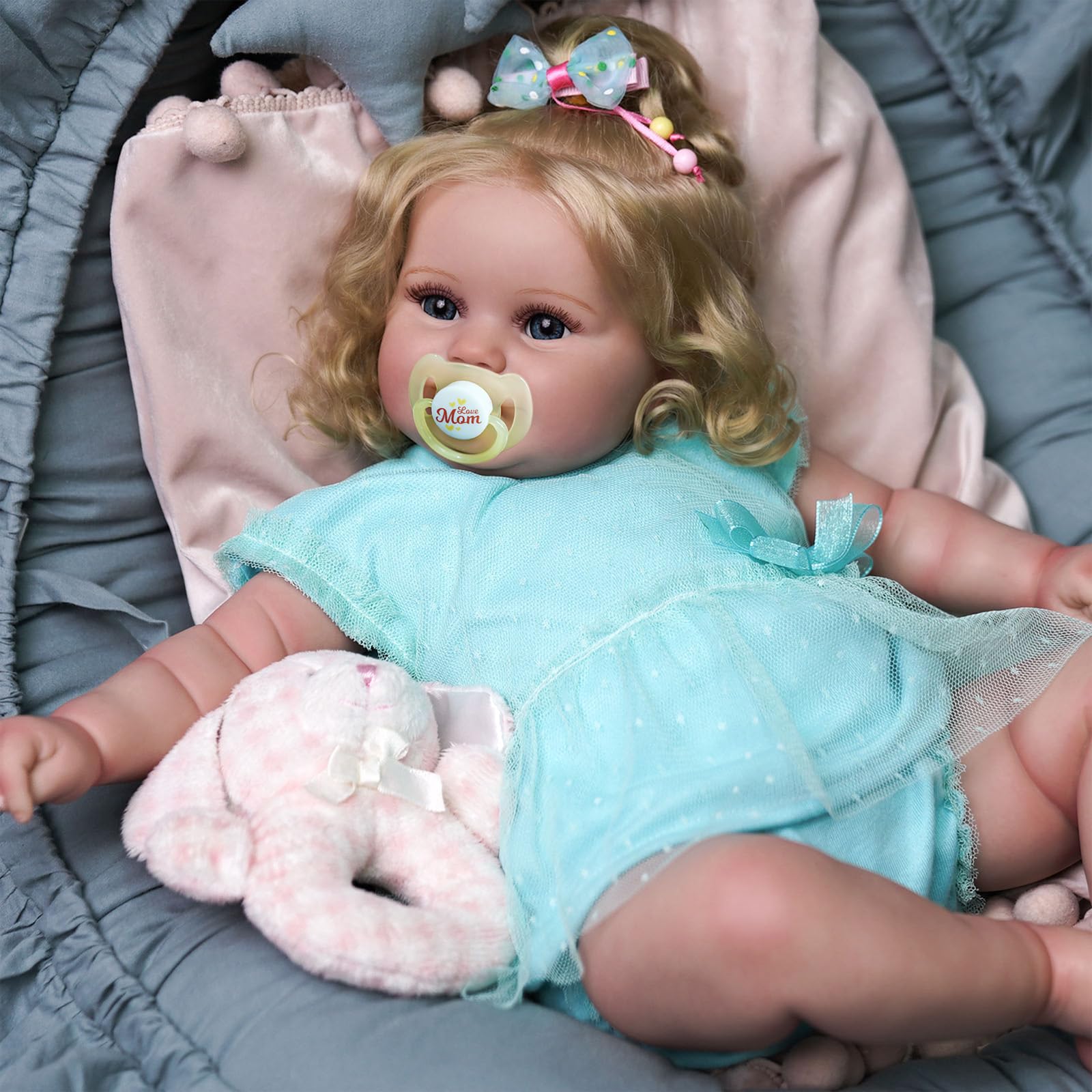 JIZHI lifelike reborn doll poseable limbs enabling sit, lie, and cuddle play