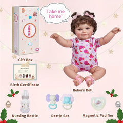 JIZHI lifelike reborn doll refined eyelashes and hand-painting enhance realism