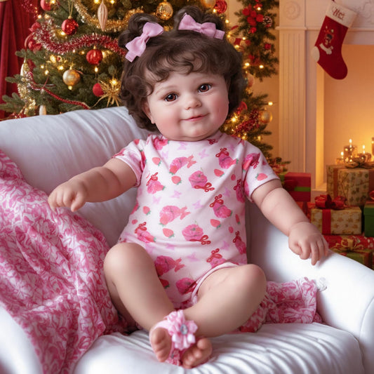 JIZHI lifelike reborn doll rooted hair highlights premium craftsmanship and softness