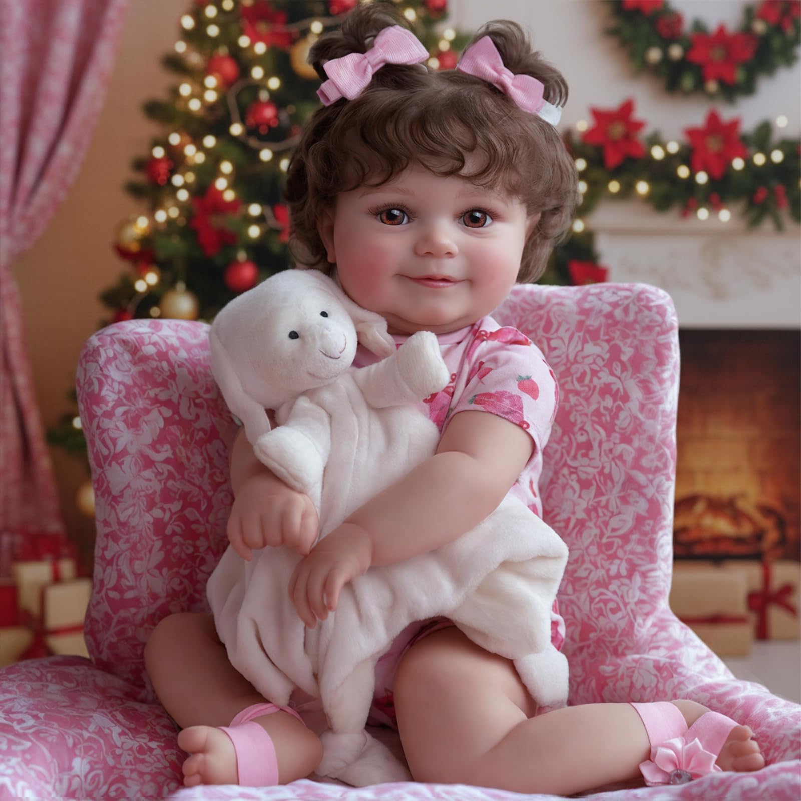 JIZHI lifelike reborn doll holding pose supports versatile display and interactive fun