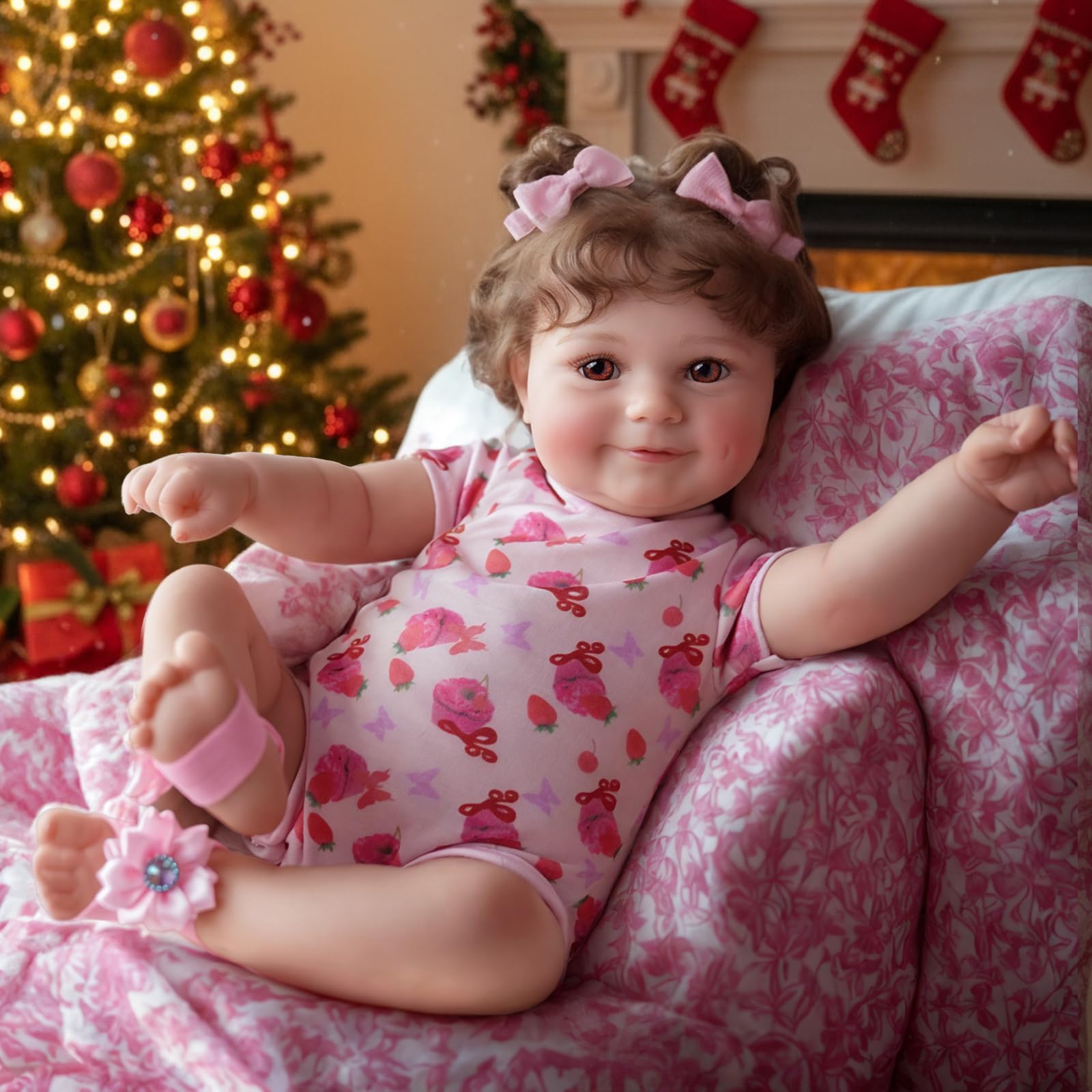 JIZHI lifelike reborn doll adjustable limbs support imaginative play and posing
