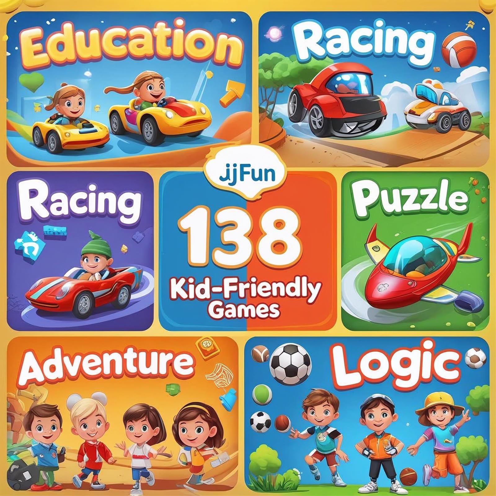 JJFUN lightweight design ideal for on-the-go gaming