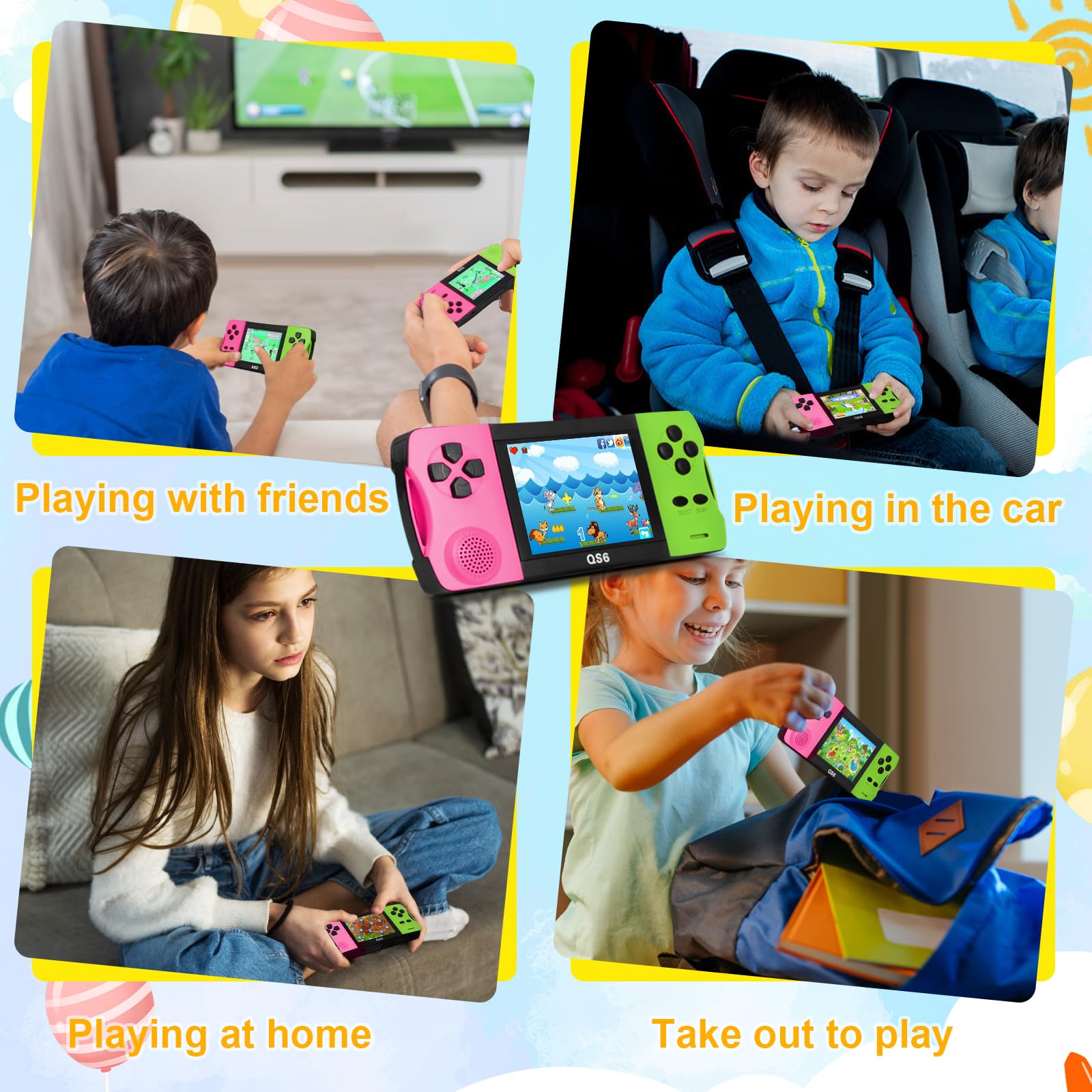JJFUN USB-C rechargeable battery delivering over five hours of play