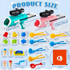 JJRAP duck snowball maker for themed snow play and fun shapes