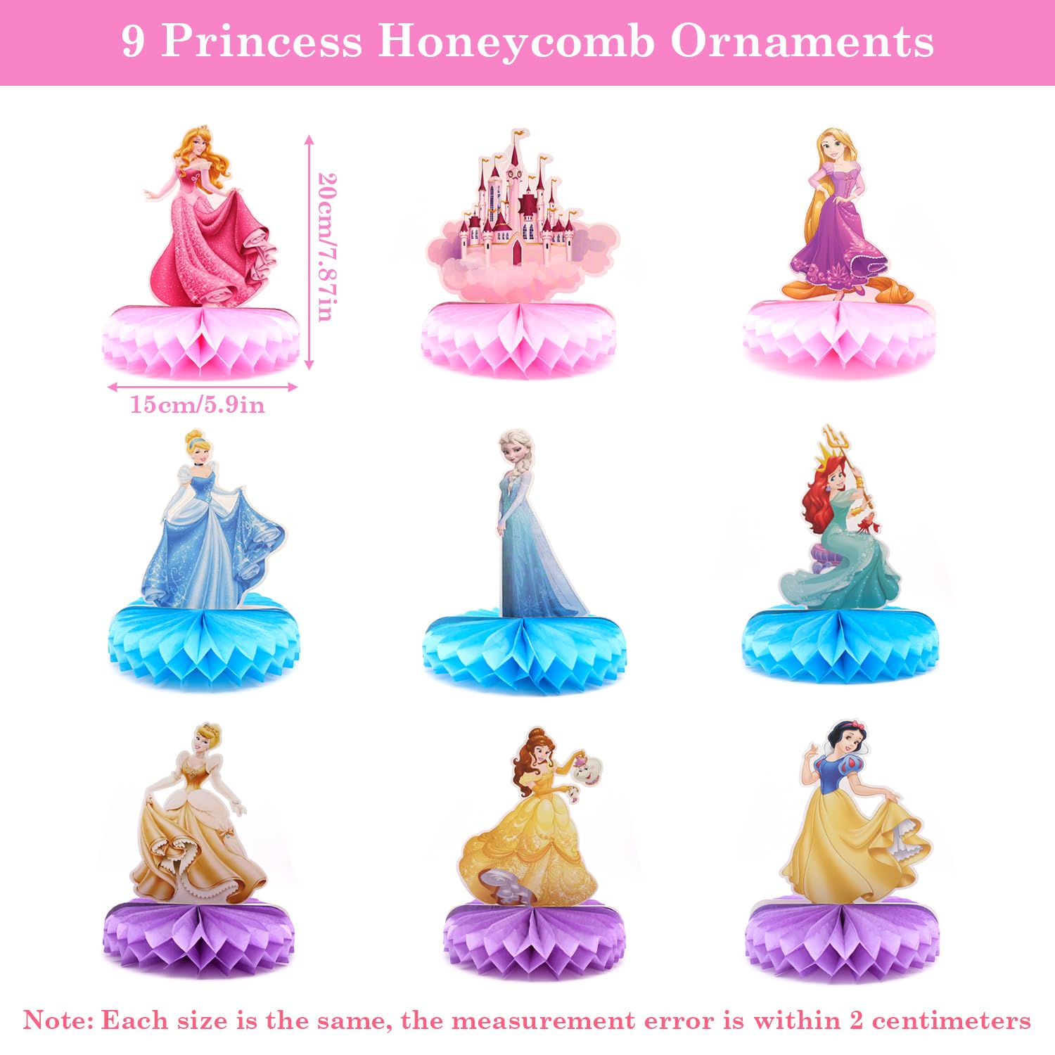 JJYHEHOT honeycomb centerpiece castle design adds whimsical charm to table settings